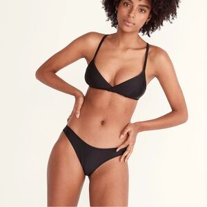NWT Madewell Second Wave Curved-Waist Bikini Bottom